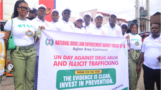 World Drugs Day: NDLEA, Agbor Area Command holds campaign rally
